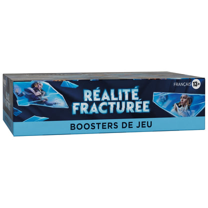 Boîte de 30 boosters de jeu Réalité fracturée fermée, en français