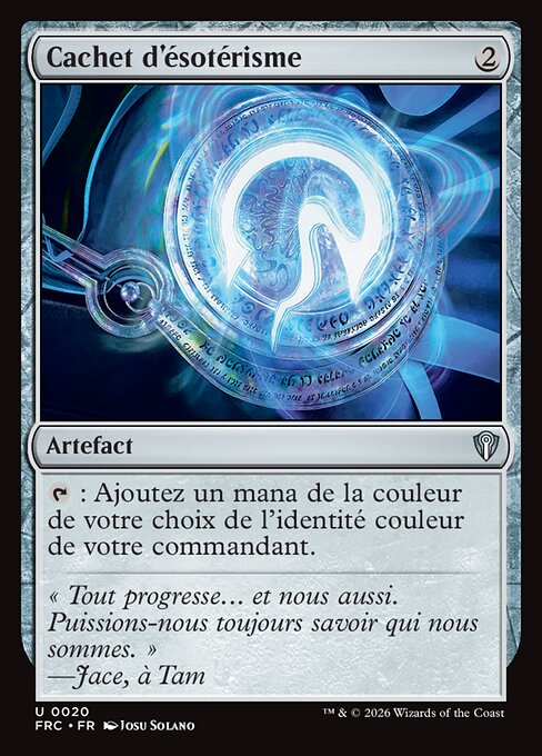 Cachet d'ésotérisme [FR]