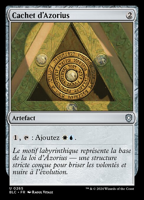 Cachet d'Azorius [FR]