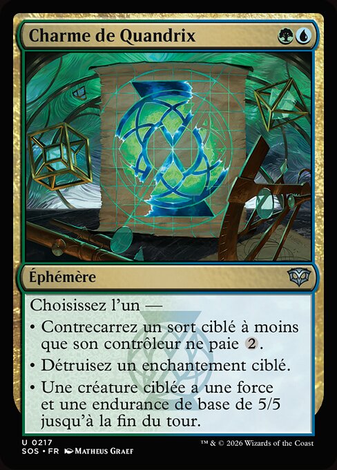 Charme de Quandrix [FR] [FOIL]
