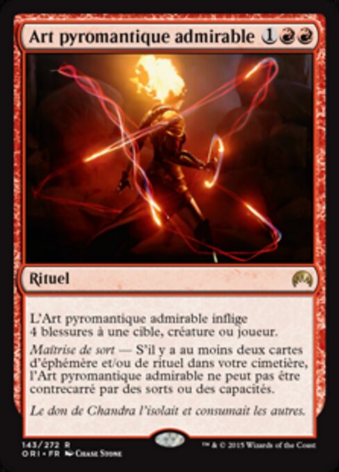 Art pyromantique admirable [FR]