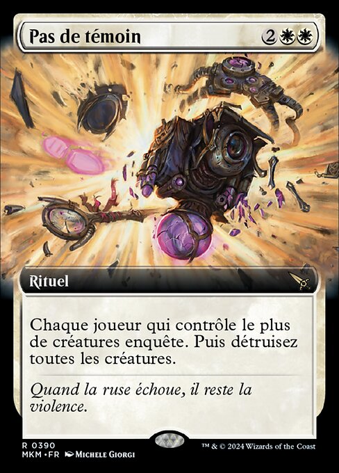 Pas de témoin [FR]