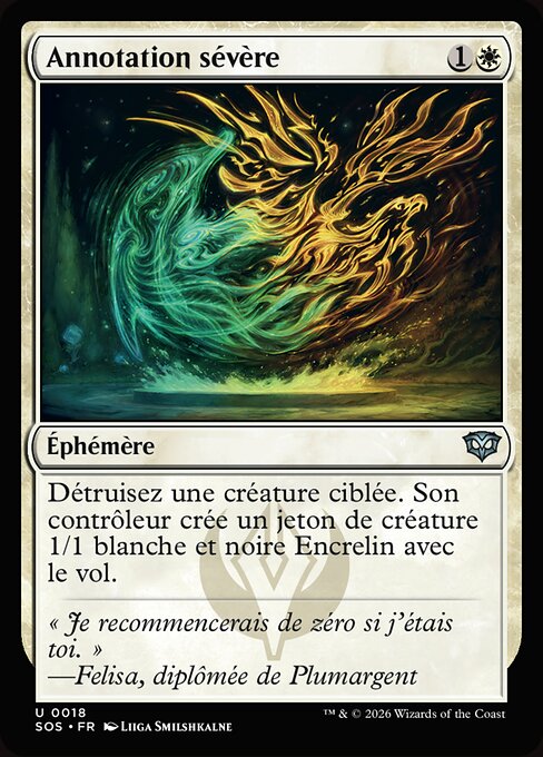 Annotation sévère [FR]