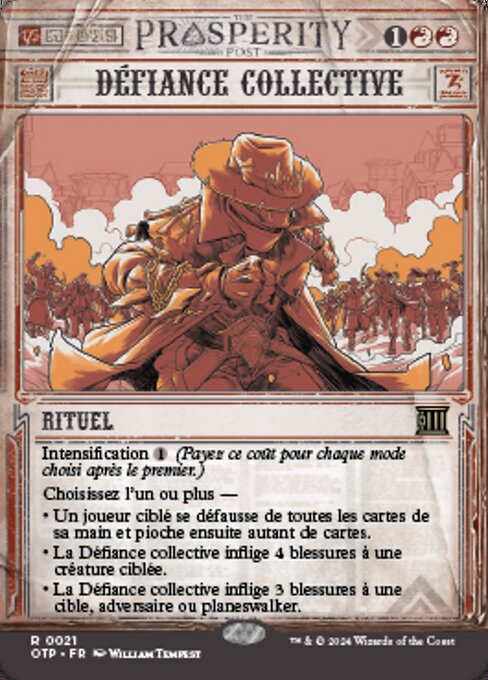 Défiance collective [FR] [FOIL]