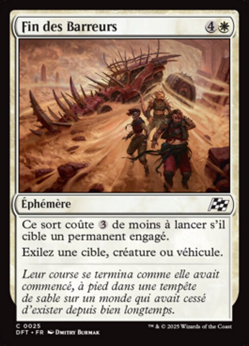 Fin des Barreurs [FR]