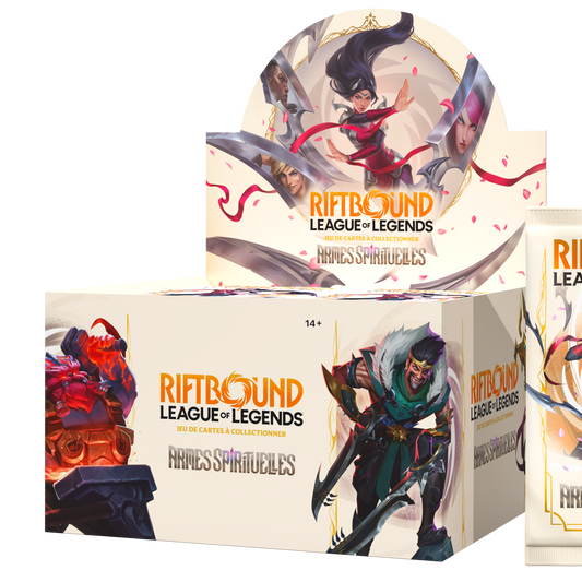 Riftbound: League of Legends TCG - Armes Spirituelles - Boîte de 24 Boosters (Version Française) - PRECOMMANDE 04/08/2026