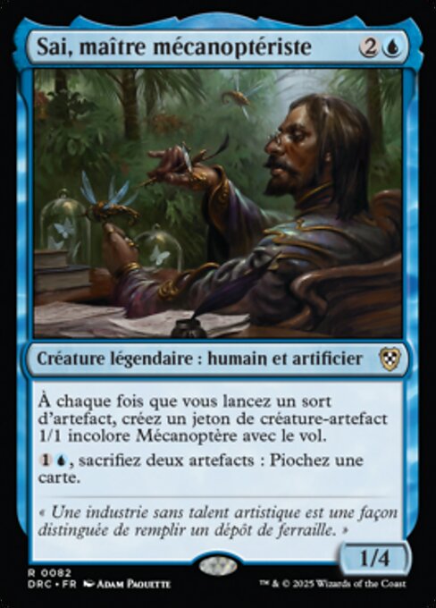 Sai, maître mécanoptériste [FR]