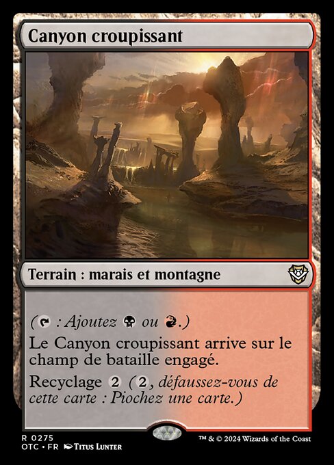 Canyon croupissant [FR]