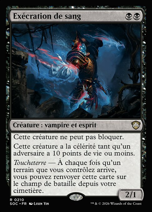 Exécration de sang [FR]