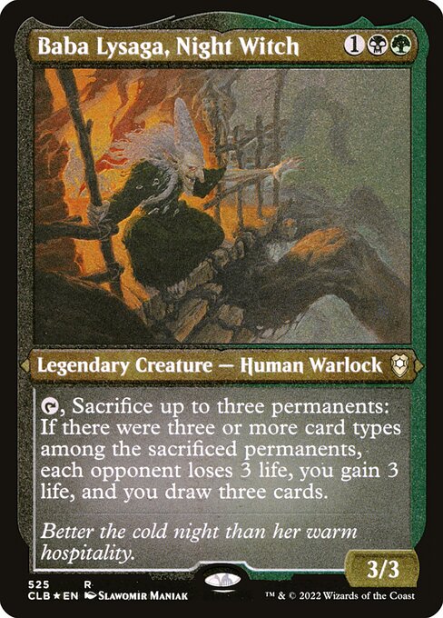 Baba Lysaga, sorcière de la nuit [FR] [FOIL]