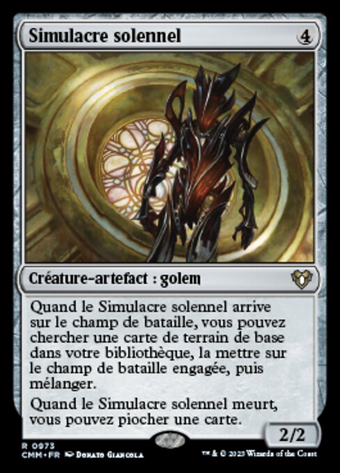 Simulacre solennel [FR]