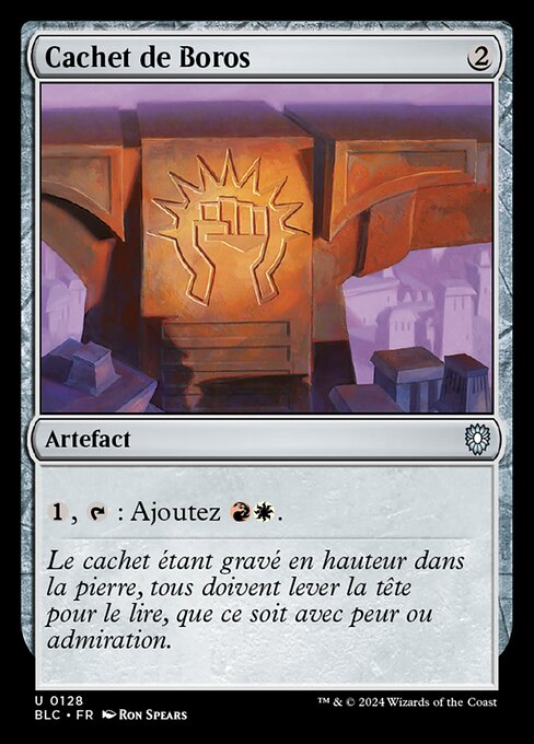 Cachet de Boros [FR]
