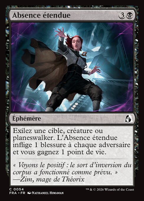 Absence étendue [FR] [FOIL]