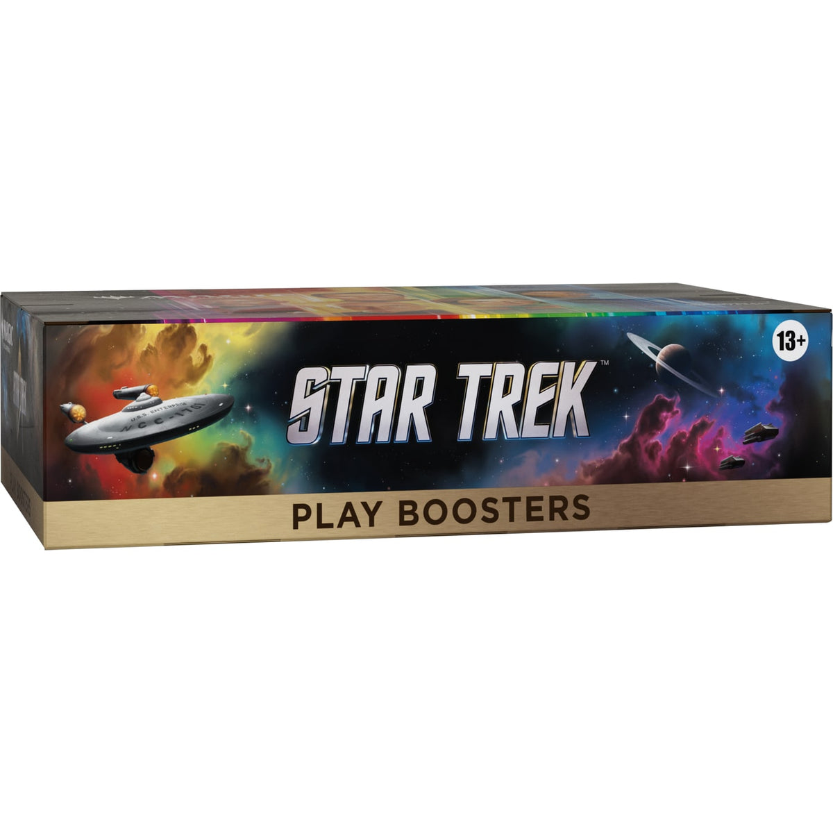 Display de 30 Play Boosters Star Trek fermé, en anglais