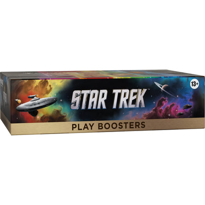 Display de 30 Play Boosters Star Trek fermé, en anglais