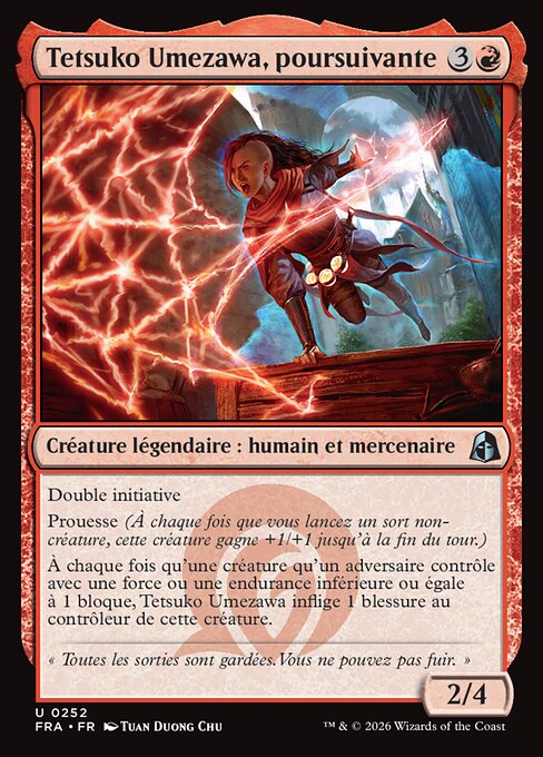 Tetsuko Umezawa, poursuivante [FR] [FOIL]