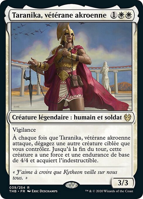 Taranika, vétérane akroenne [FR]