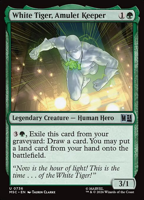 White Tiger, Amulet Keeper [FR]