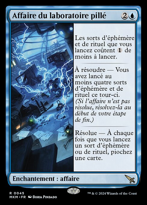 Affaire du laboratoire pillé [FR] [FOIL]