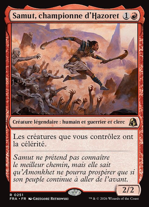 Samut, championne d'Hazoret [FR] [FOIL]