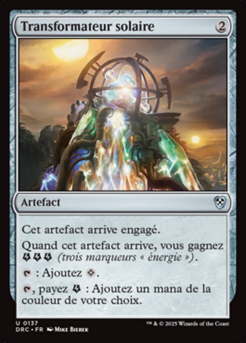 Transformateur solaire [FR]