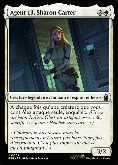 Agent 13, Sharon Carter [FR] [FOIL]