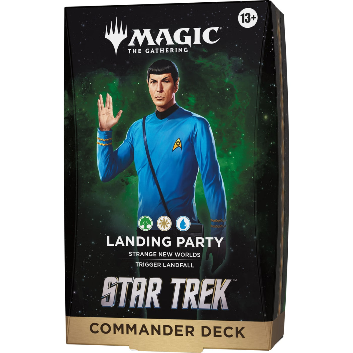 Deck Commander Star Trek Landing Party, vue de côté