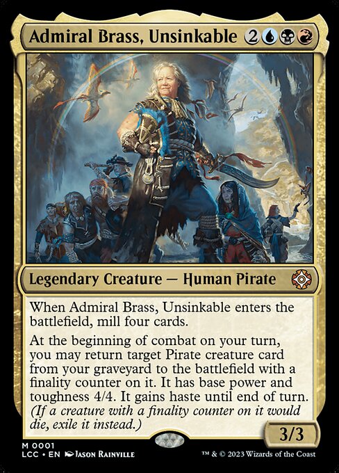 Admiral Brass, Unsinkable [EN] [FOIL]