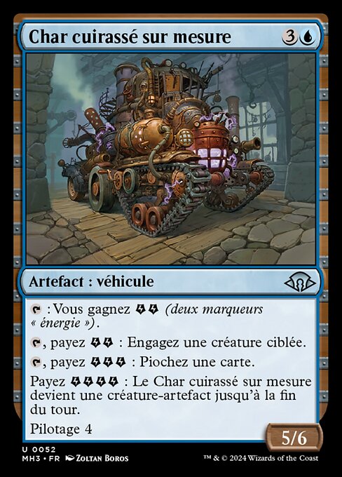Char cuirassé sur mesure [FR]