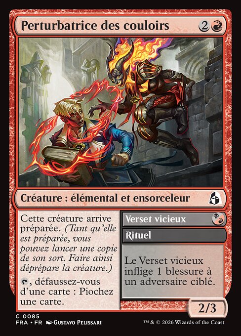 Perturbatrice des couloirs // Vicious Verse [FR] [FOIL]