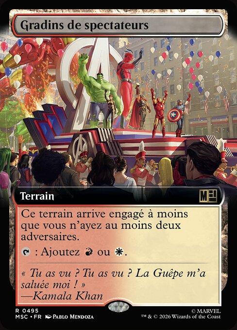Gradins de spectateurs [FR]