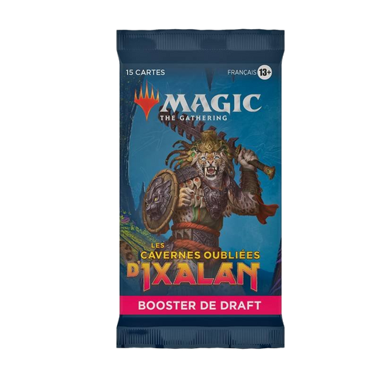 Booster de Draft  Magic the Gathering - Les Cavernes Oubliées de d'Ixalan (Version Française)