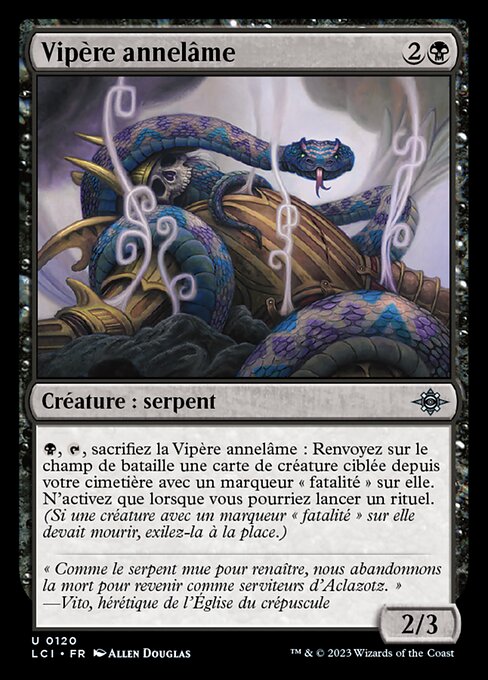Vipère annelâme [FR]