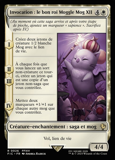 Invocation : le bon roi Moggle Mog XII [FR]