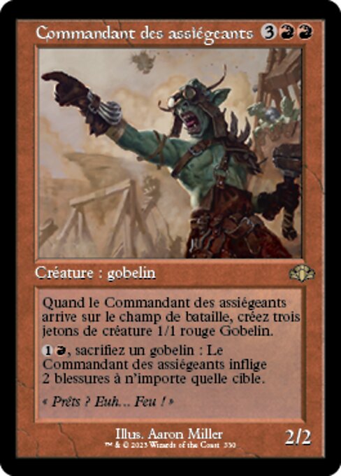 Commandant des assiégeants [FR]