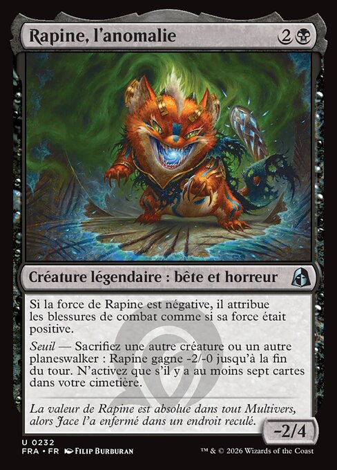 Rapine, l'anomalie [FR] [FOIL]