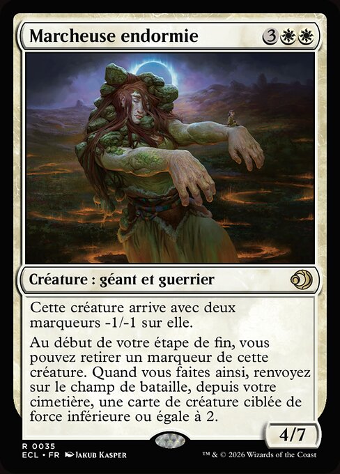 Marcheuse endormie [FR]