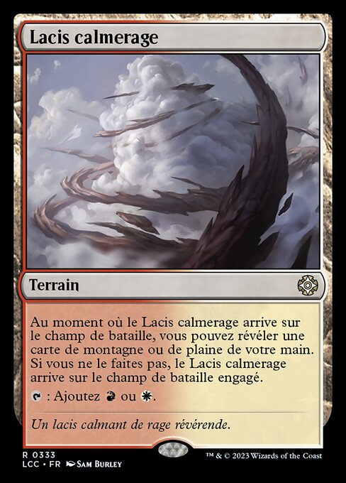 Lacis calmerage [FR]
