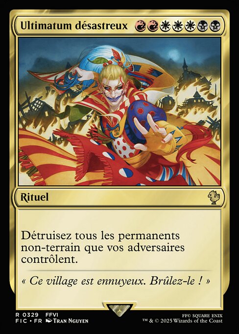 Ultimatum désastreux [FR]
