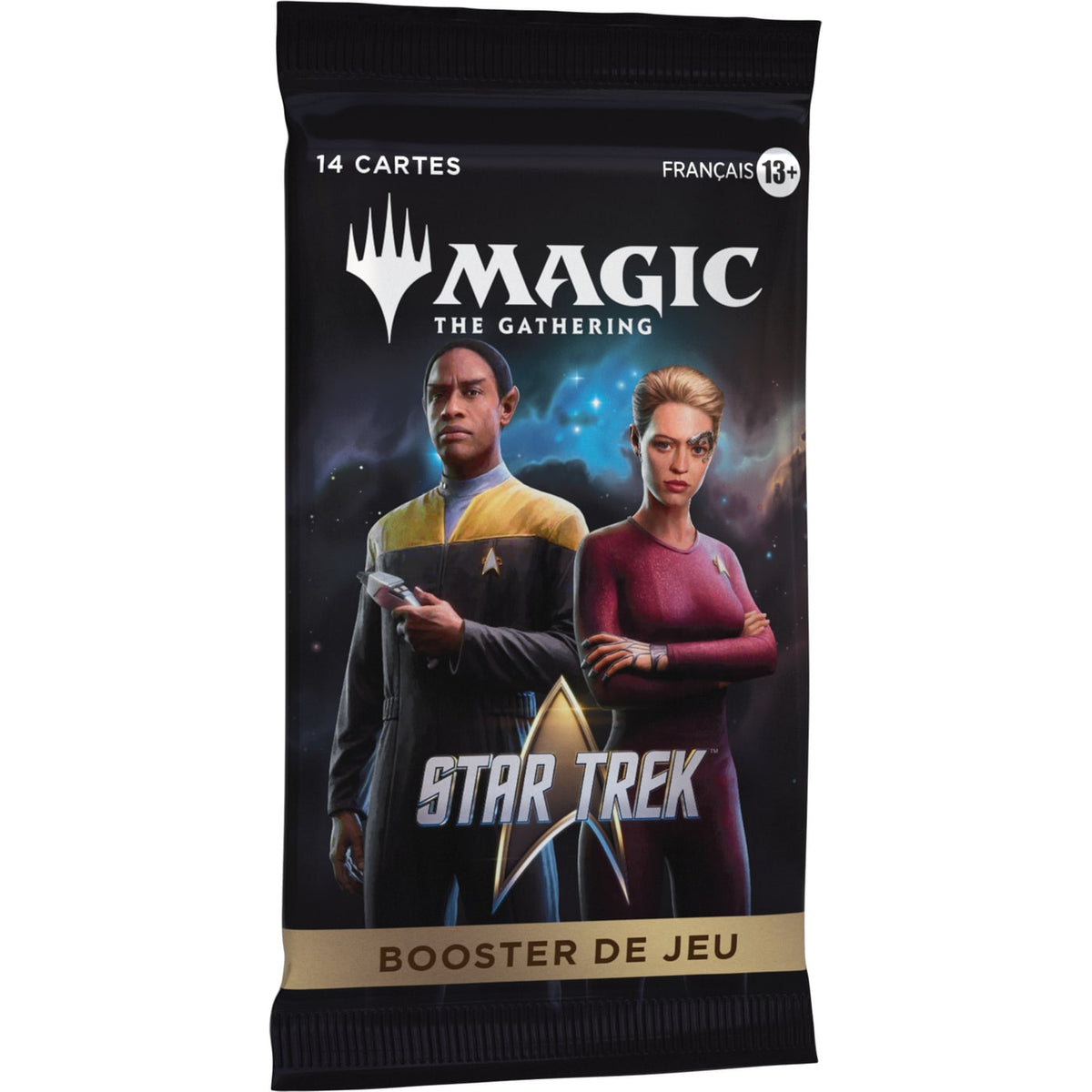 Booster de jeu Star Trek, deuxième illustration de sachet