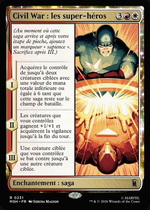 Civil War : les super-héros [FR] [FOIL]