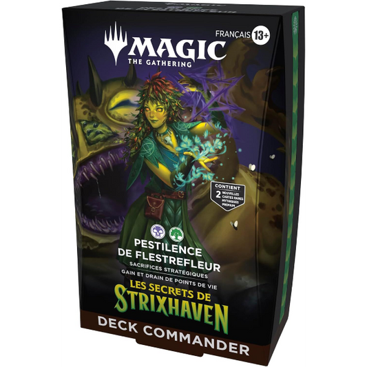 MTG - Les Secrets de Strixhaven - Deck Commander Pestilence de Flestrefleur (Version française)