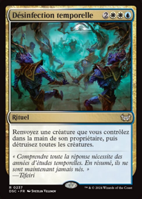 Désinfection temporelle [FR]