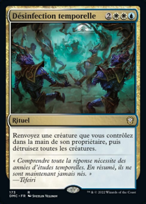 Désinfection temporelle [FR]