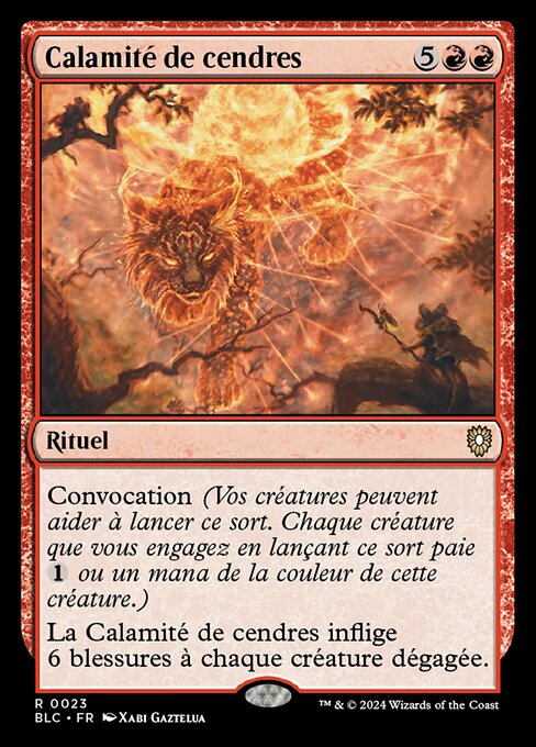 Calamité de cendres [FR]