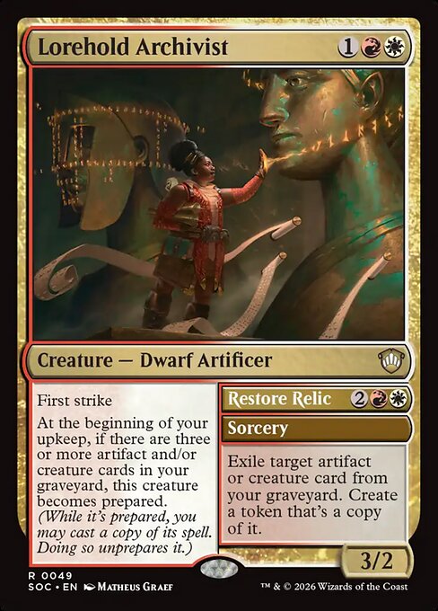 Lorehold Archivist // Restore Relic [EN]
