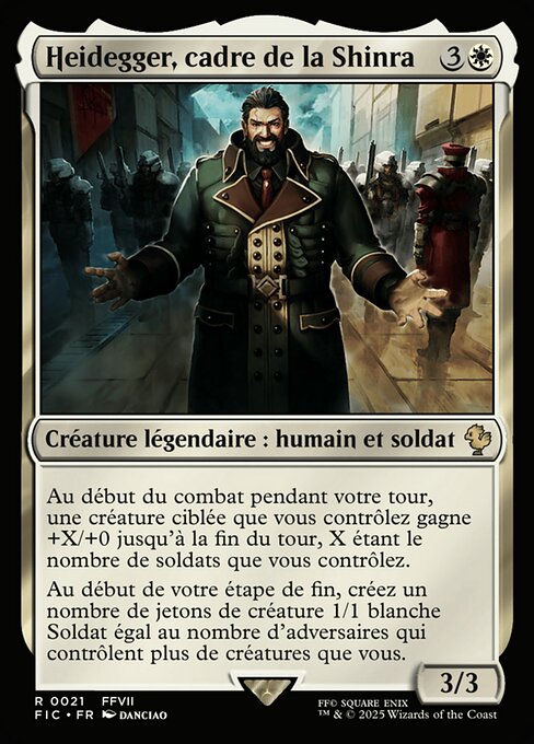 Heidegger, cadre de la Shinra [FR]