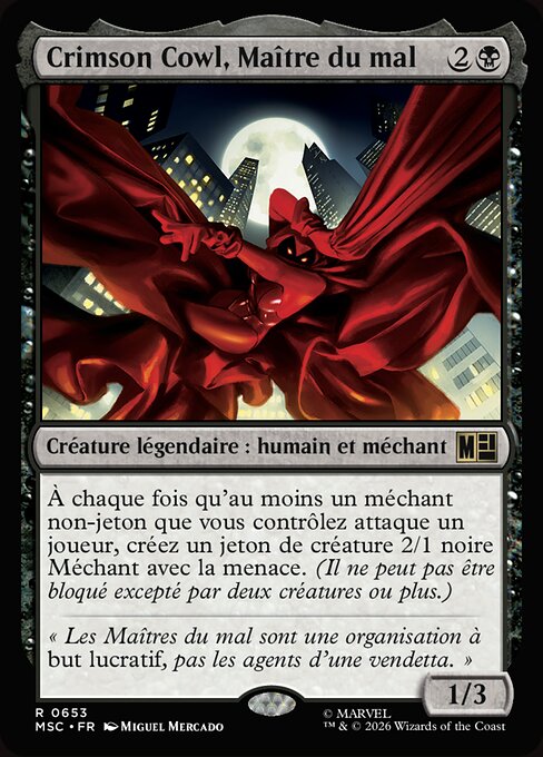 Crimson Cowl, Master of Evil [FR]