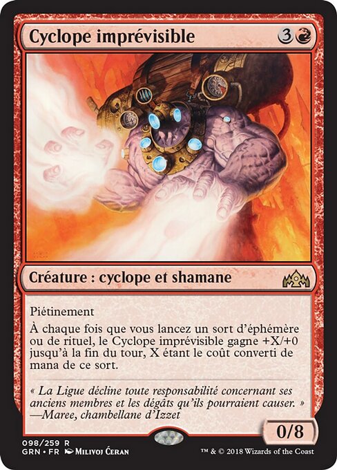 Cyclope imprévisible [FR]