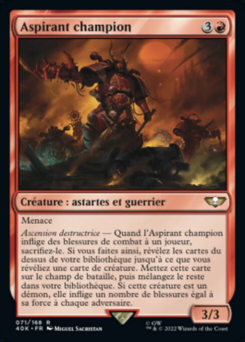 Aspirant champion [FR]